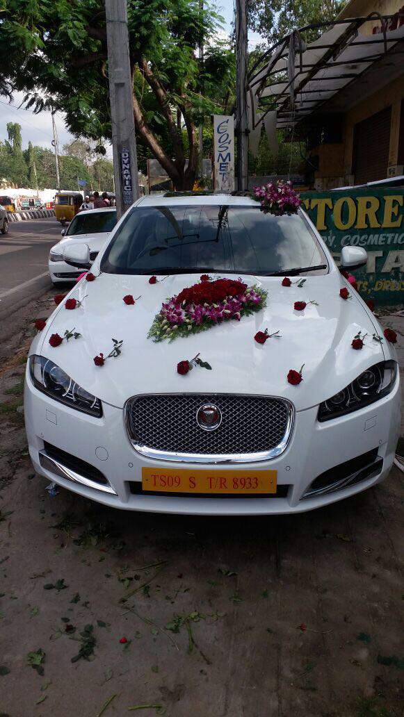 Luxury wedding car rental, wedding cars hire, wedding car rental in hyderabad